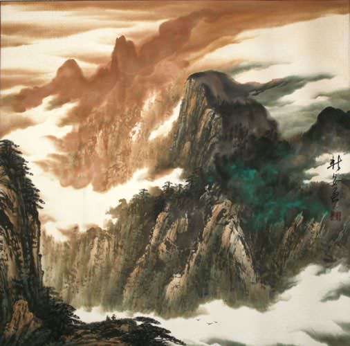 Mountain Landscape Painting - Landscapes of Asia Paintings - Asian Art