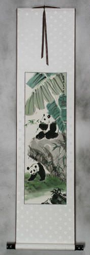 Panda Bear Wall Scroll