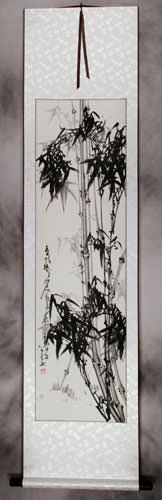 Asian Bamboo Wall Scroll