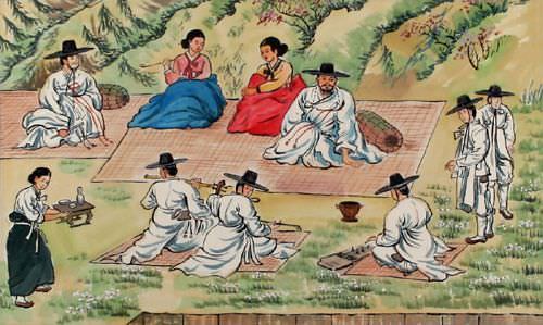 North Korean Music Painting