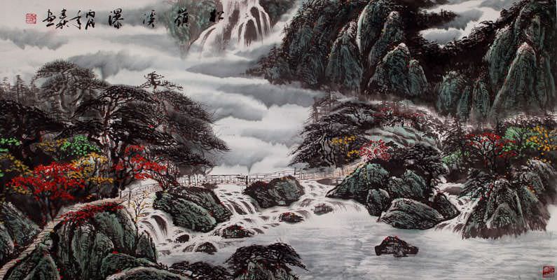 Large Landscape Painting
