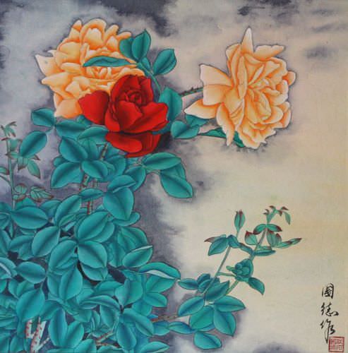 Rose Flower Painting