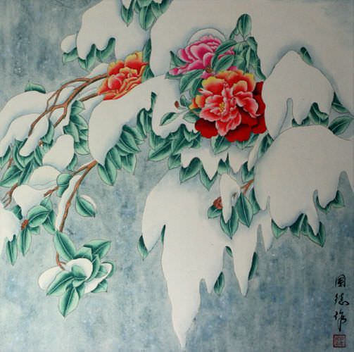 Winter Blooms - Flower Painting
