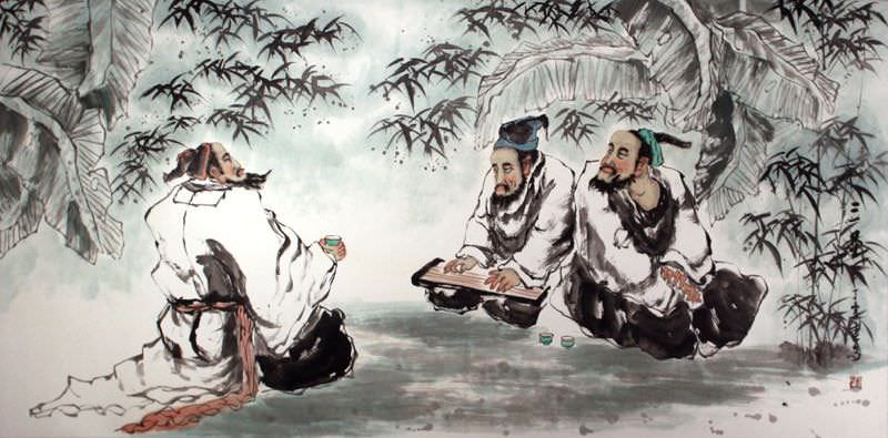 Three Saints - Large Painting