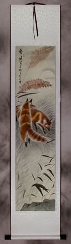 Foxes - Asian Scroll
