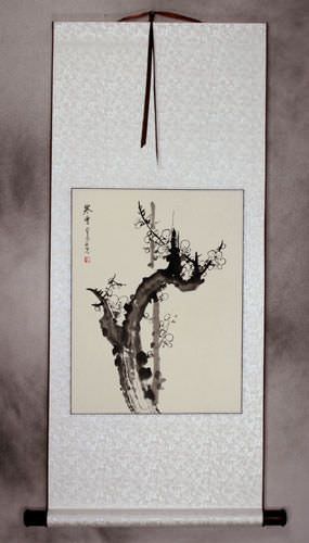 Plum Blossom Wall Scroll