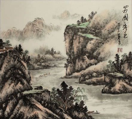 Beauty of Sichuan - Landscape Painting
