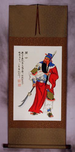 Guan Gong Warrior Wall Scroll