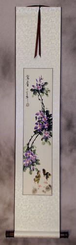 Purple Fragrance - Wall Scroll