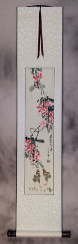 Fragrant Flowers - Chinese Scroll