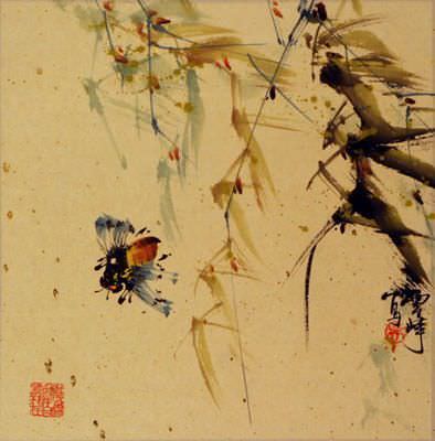 Bee and Flower Painting