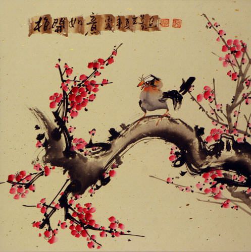 Plum Blossom and Bird Painting