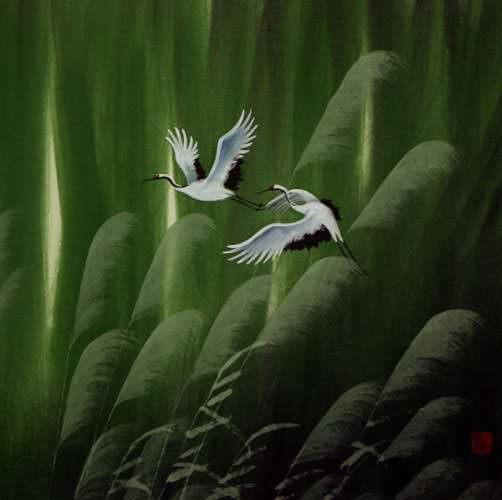 Summer Flight - Asian Art Painting