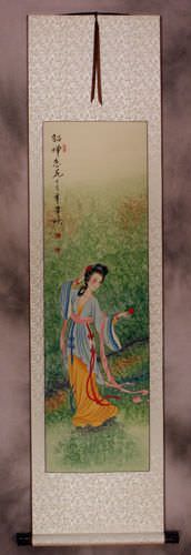 Diao Chan - Famous Beauty of China Wall Scroll