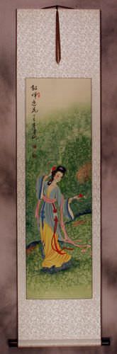 Diao Chan - Famous Beauty of China Wall Scroll