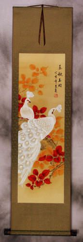 Golden Autumn, Jade Feather Wall Scroll