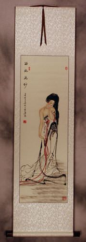 Xi Shi - Most Beautiful Woman in Chinese History - Wall Scroll