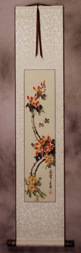 Blooming Flowers - Wall Scroll