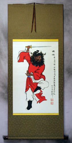 Zhong Kui - Nightmare Protector Warrior Wall Scroll