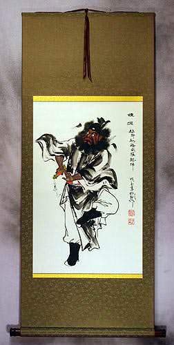 Zhong Kui - Ghost Warrior Wall Scroll