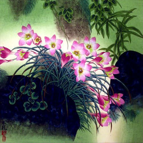 Colors of Spring - Birds & Flowers Painting