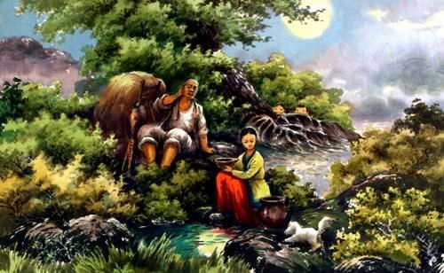 North Korean Love Painting