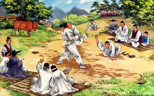 North Korean Martial Arts Painting