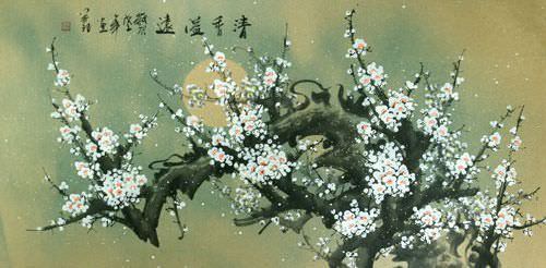 Plum Blossoms - Large Painting
