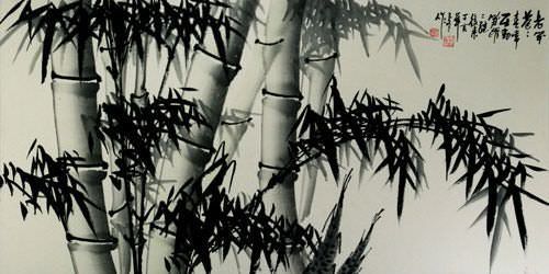 Large Bamboo Painting