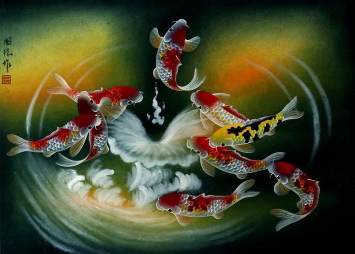 Koi Fish Painting