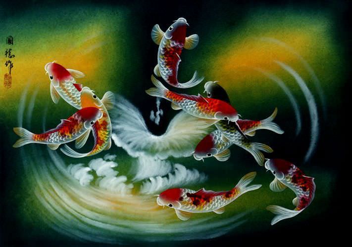 Koi Fish Painting