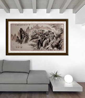 Landscape Chinese Large Painting - Chinese Artwork