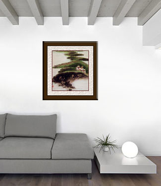 Chinese Abstract House - Landscape Painting living room view